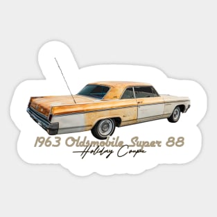 1963 Oldsmobile Super 88 Holiday Hardtop Coupe Sticker